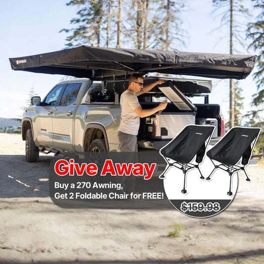 OPENROAD 270 Free Standing Awning for Camping