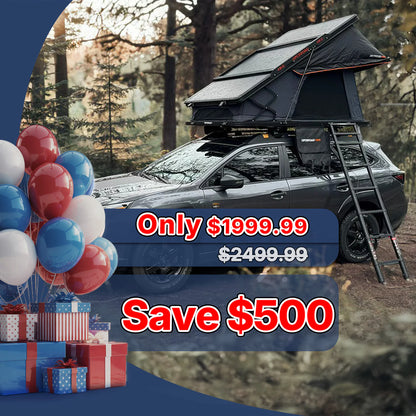OPENROAD Aluminum Hard Shell Roof Top Tent-PeakRoof LT Series
