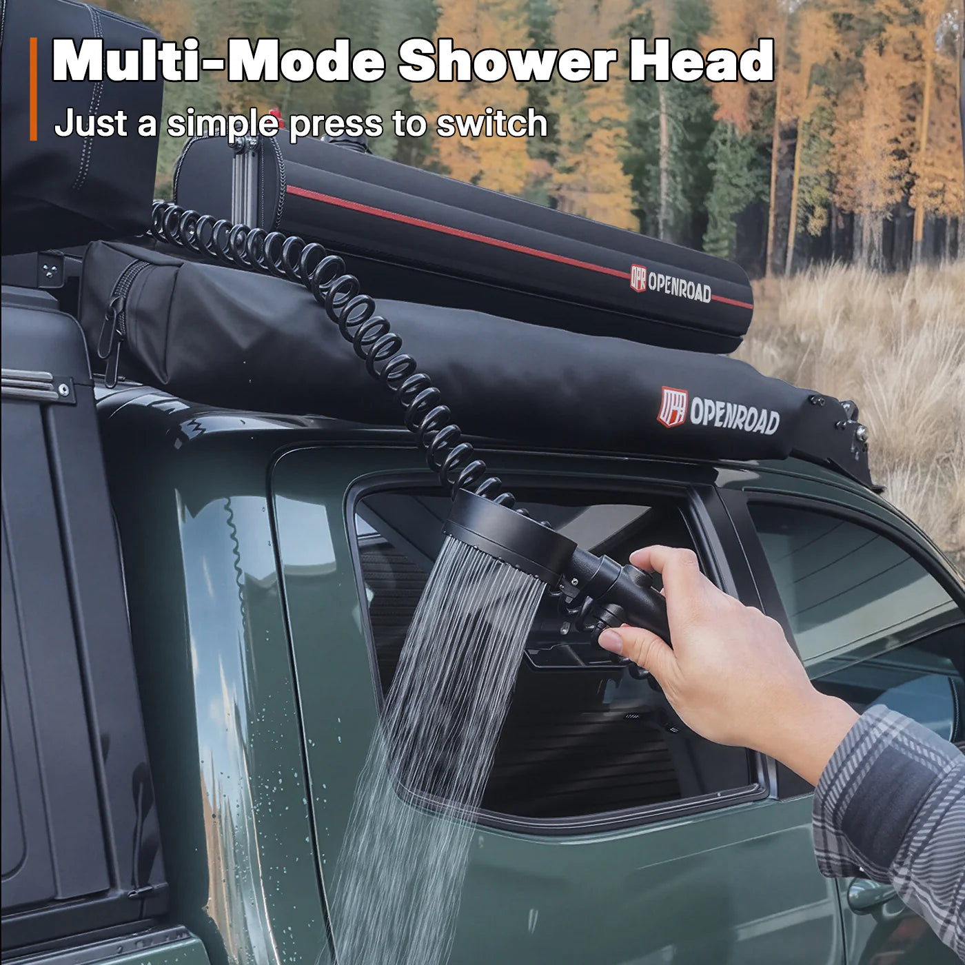OPENROAD Pressurized Water Tank for Camping Shower