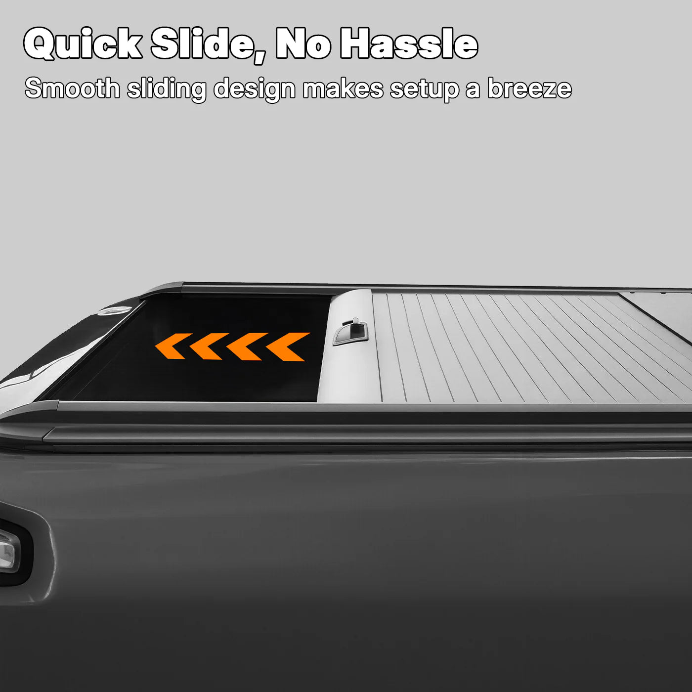 OPENROAD Aluminum Retractable Tonneau Cover