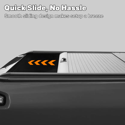 OPENROAD Aluminum Retractable Tonneau Cover