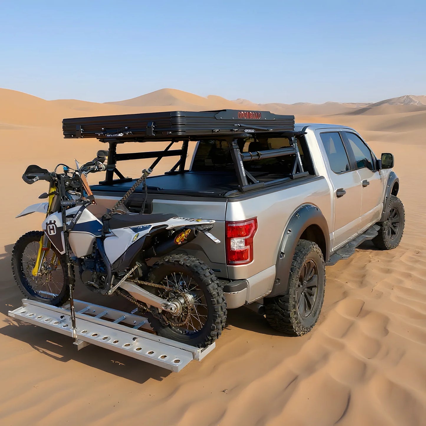 OPENROAD Aluminum Hard Shell Roof Top Tent-PeakRoof LT Series