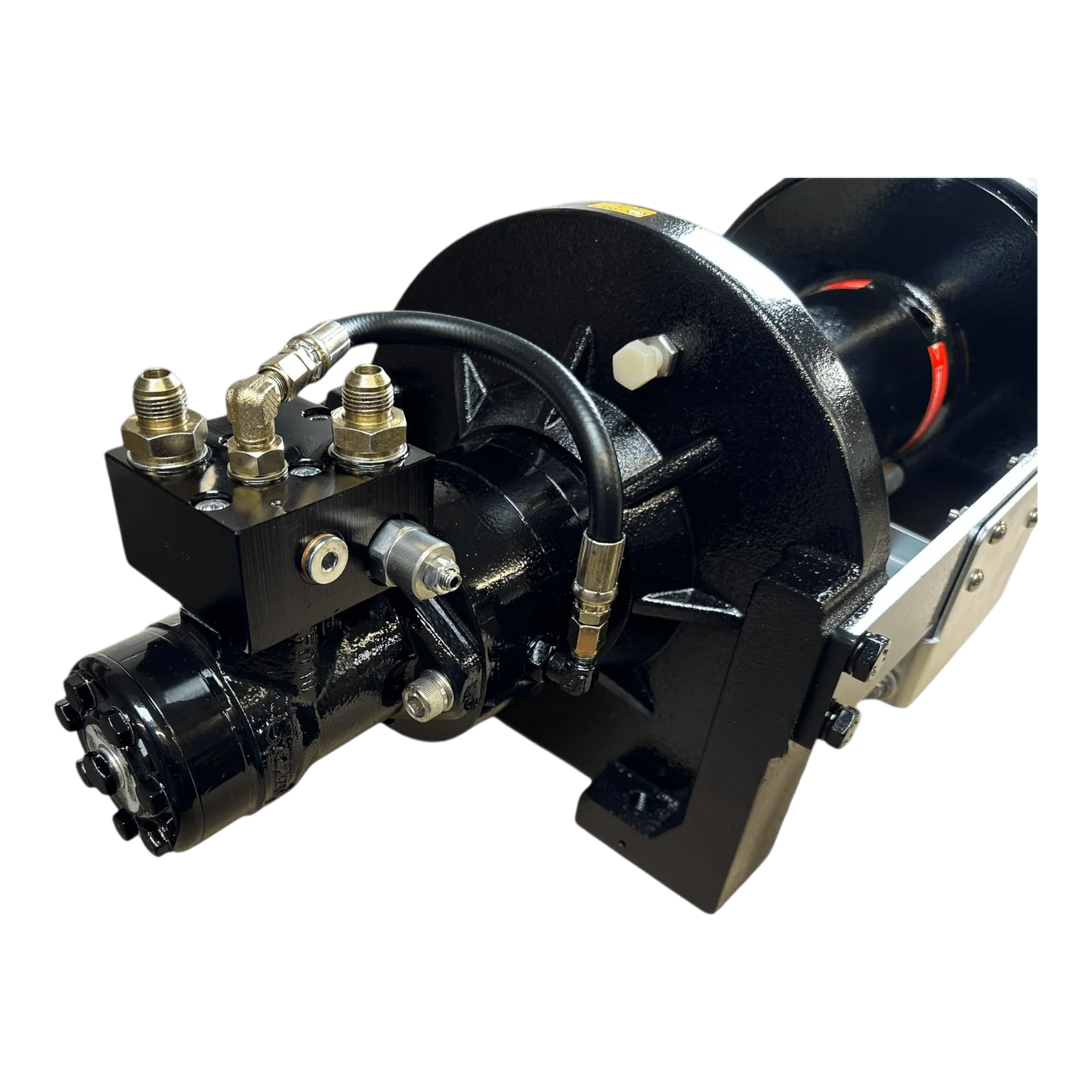 PIERCE 20,000 lb Hydraulic Recovery Winch | Long Drum | Manual Clutch. Pre-Order