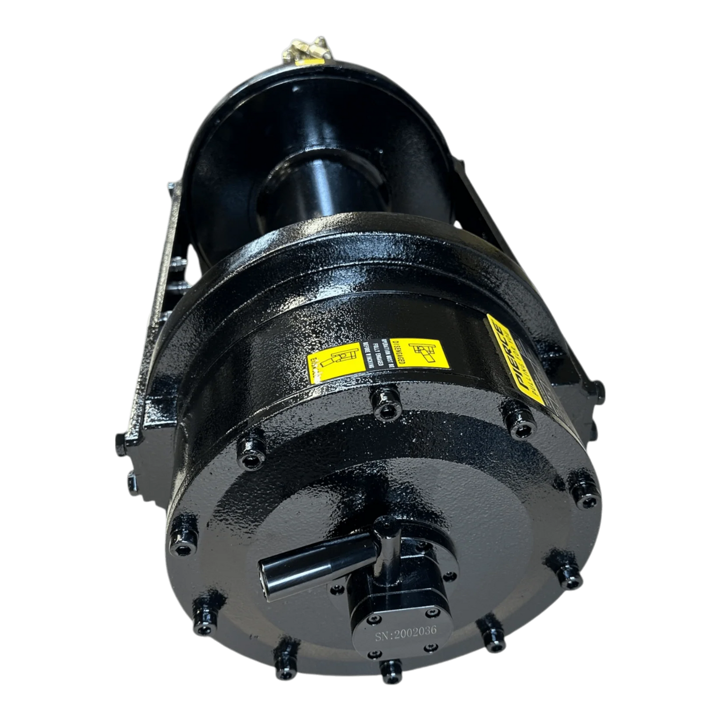 PIERCE 20,000 lb Hydraulic Recovery Winch | Long Drum | Manual Clutch. Pre-Order