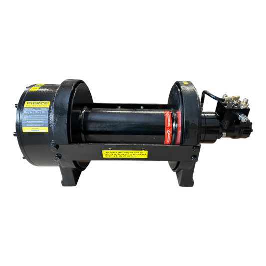 PIERCE 30,000 lb Hydraulic Recovery Winch | Long Drum | Manual Clutch - Pre Order