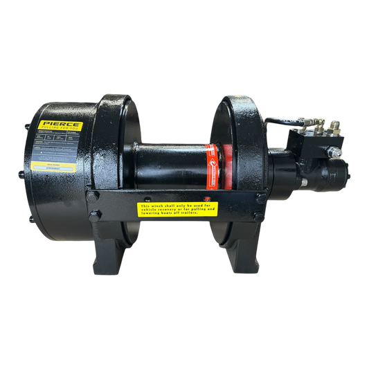 PIERCE 30,000 lb Hydraulic Recovery Winch | Narrow Drum | Air Clutch