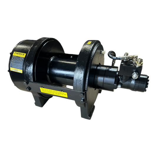PIERCE 30,000 lb Hydraulic Recovery Winch | Narrow Drum | Air Clutch
