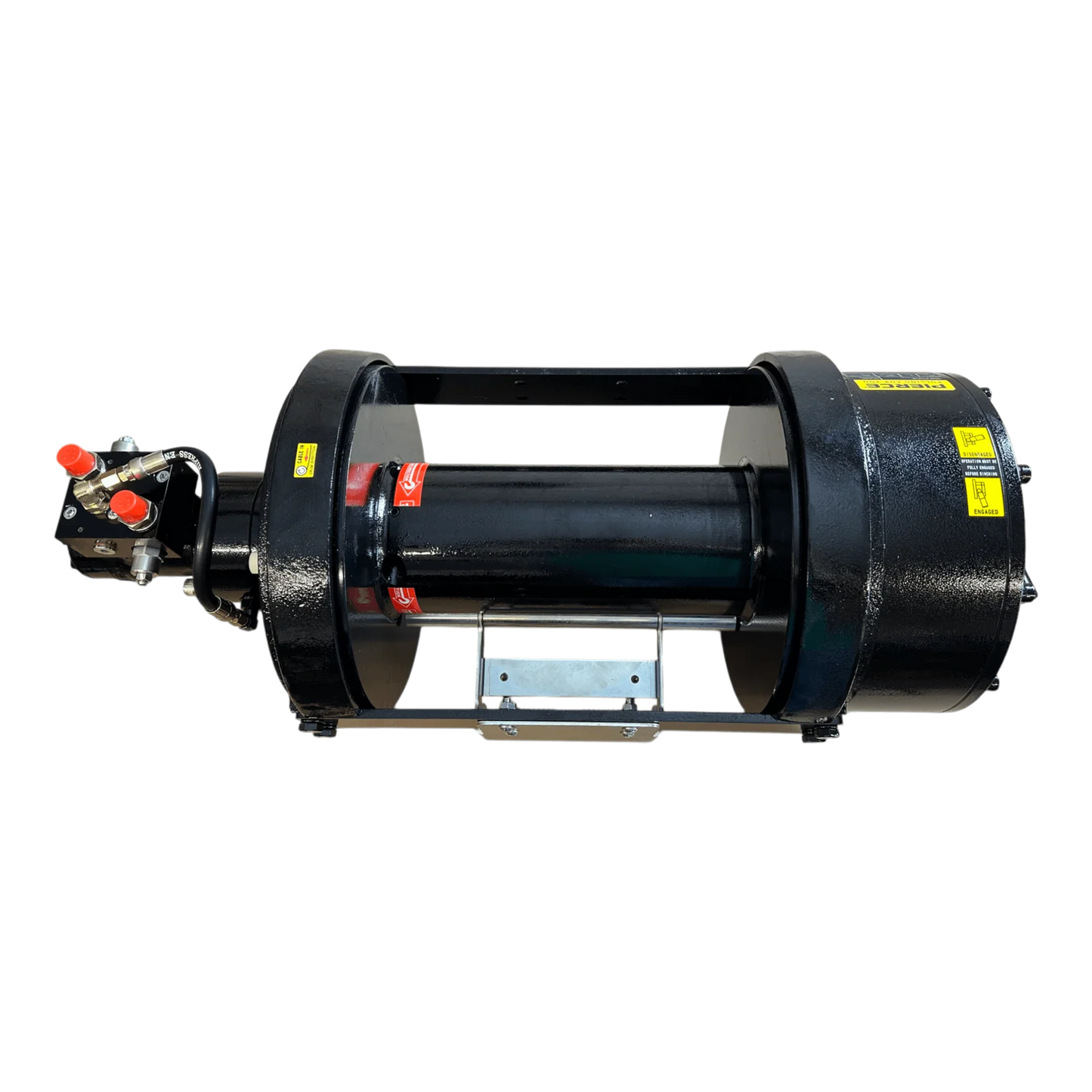 PIERCE 30,000 lb Hydraulic Recovery Winch | Narrow Drum | Manual Clutch