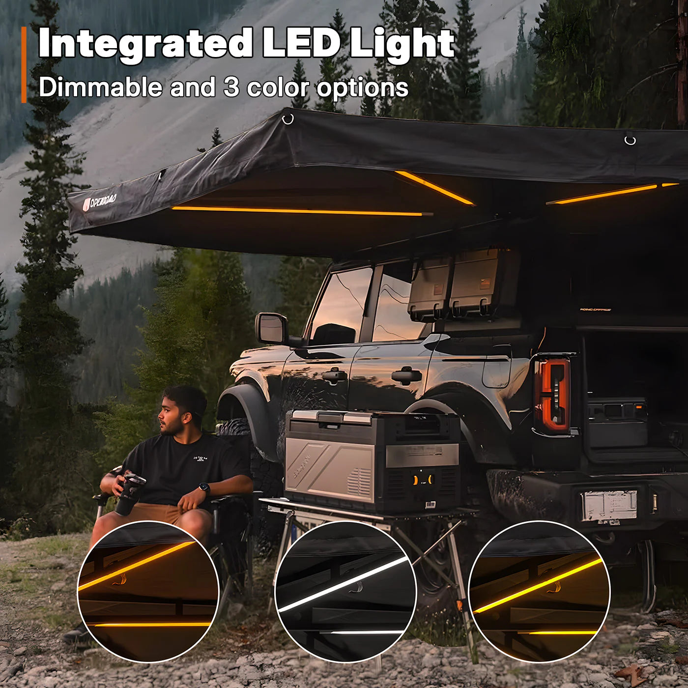 OPENROAD 270 Free Standing Awning for Camping