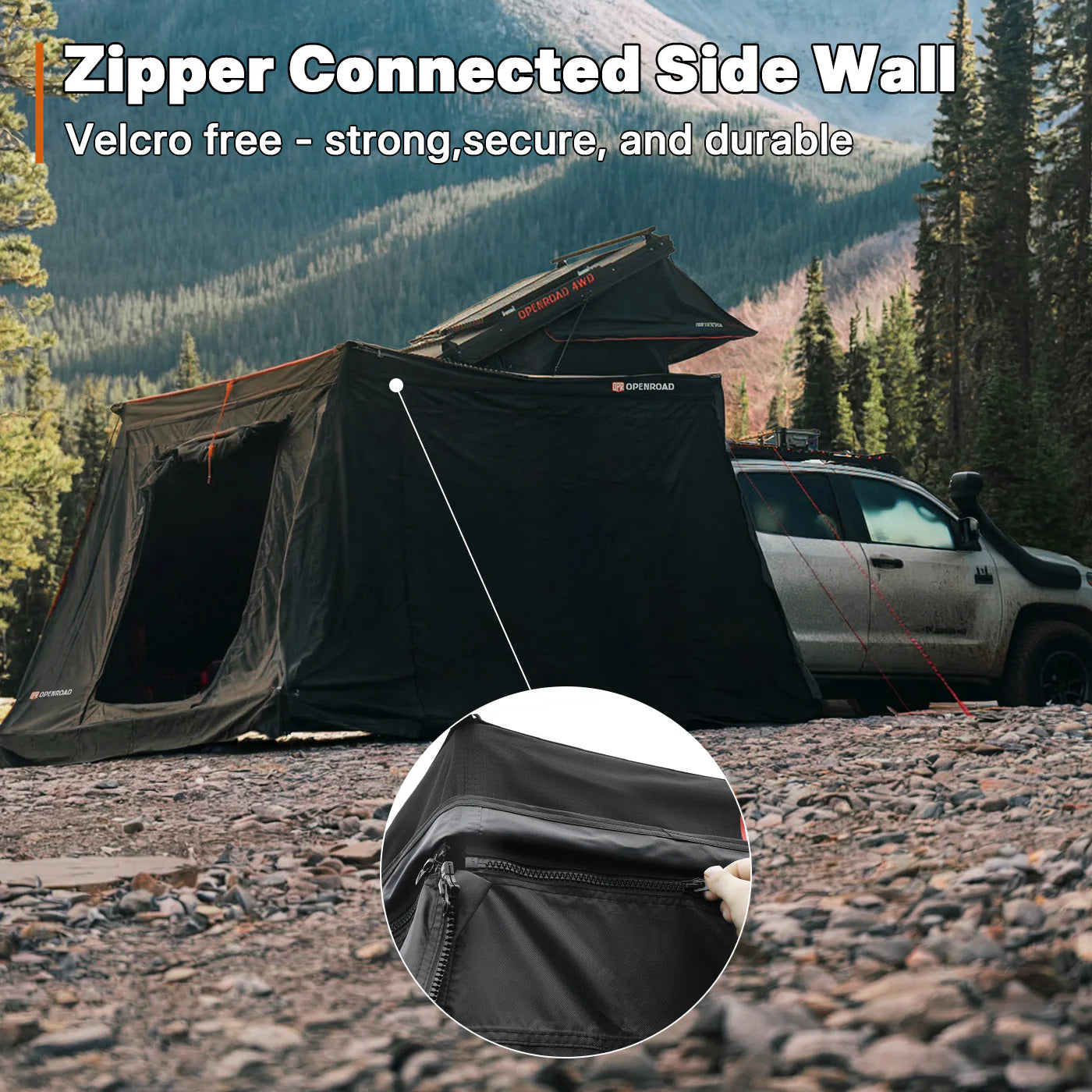 OPENROAD 270 Free Standing Awning for Camping